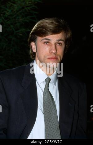 Christoph Waltz, deutsch-österreichischer Schauspieler, Filmschauspieler, Synchronsprecher, Regisseur, Portrait 1995. Christoph Waltz, acteur germano-autrichien, star du film, acteur et réalisateur de la voix, portrait 1995. Banque D'Images