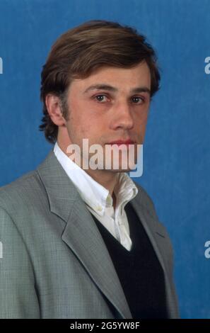 Christoph Waltz, deutsch-österreichischer Schauspieler, Filmschauspieler, Synchronsprecher, Regisseur, Portrait 1995. Christoph Waltz, acteur germano-autrichien, star du film, acteur et réalisateur de la voix, portrait 1995. Banque D'Images