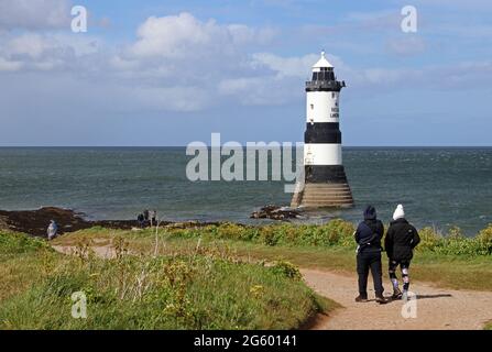 Penmon phare, Anglesey Banque D'Images