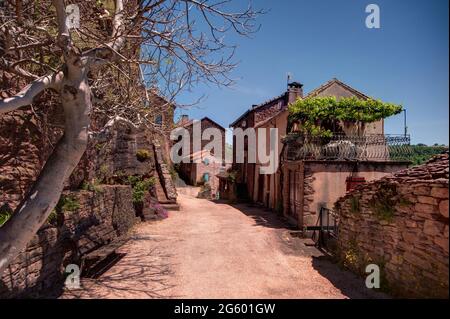 Combret-sur-Rance, Aveyron, France Banque D'Images