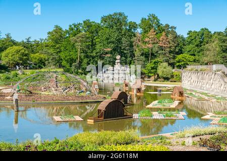 France, Paris, Bois de Vincennes, le Parc Floral Banque D'Images