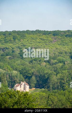 France, Val d'Oise, Forêt de Montmorency, Château de la chasse Banque D'Images
