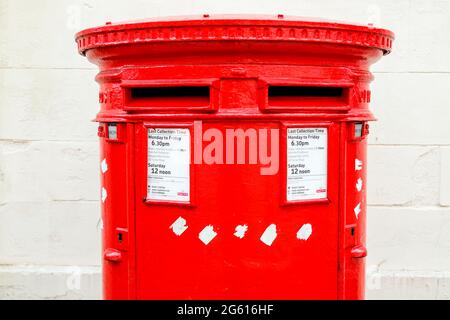 Boîte postale double, Royaume-Uni Banque D'Images