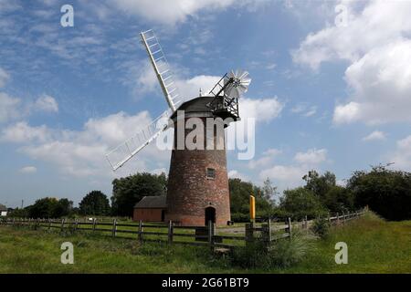 Swannington, Leicestershire, Royaume-Uni. 1er juillet 2021. Vue générale de Hough Mill. Swannington est un ancien village minier situé entre Coalville et AS Banque D'Images