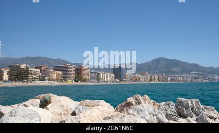 Fuengirola, province de Malaga, Andalousie, Espagne. Banque D'Images