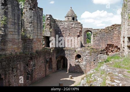 Spofforth Castle, près de Harrogate. North Yorkshire, Royaume-Uni Un manoir construit autour de 1224. La Magna carter a été réputée être établie dans Spofforth 1215 Banque D'Images