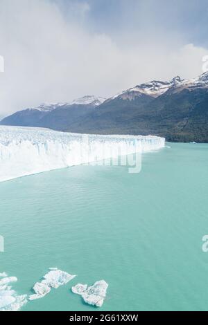 Le glacier Perito Moreno, Argentine Banque D'Images