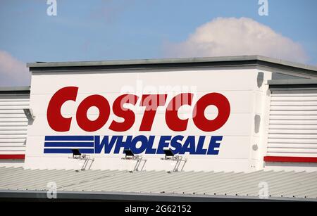 Costco Wholesale à Liverpool Banque D'Images