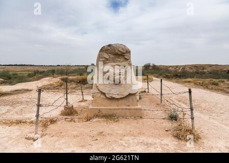 Capitale de la taureau à double tête, ruines, site archéologique de Susa (Shush), empire achéménide, Shush, province de Khuzestan, Iran, Perse, Asie occidentale, Asie Banque D'Images