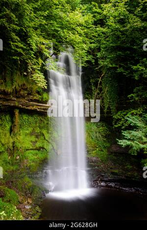 Cascade de Glencar à Sligo Banque D'Images