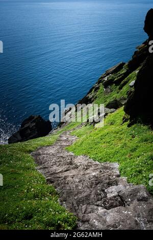 Escalier Skellig Michael Banque D'Images