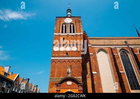 L'église Saint-Jean à Gdansk, Pologne Banque D'Images