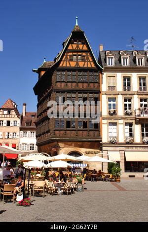 Maison Kammerzell, Strasbourg, France Banque D'Images