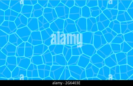 Texture de l'eau de la piscine. Illustration de Vecteur