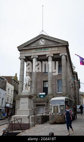Lloyds Bank à Penzance, Cornwall Banque D'Images