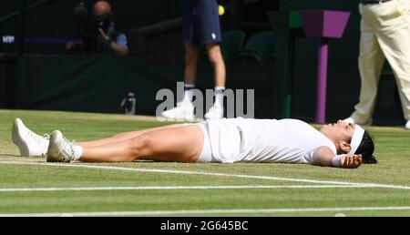 Londres, Royaume-Uni. 02 juillet 2021. WIMBLEDON 2021 DAY 4 crédit: Roger Parker/Alay Live News Banque D'Images