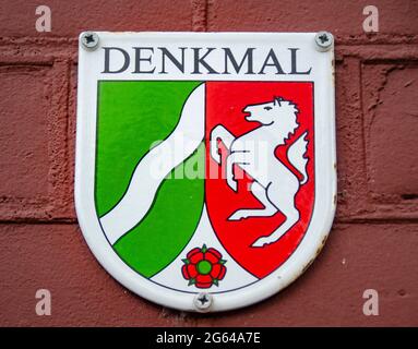 Schild - Denkmal Banque D'Images