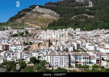 Cazorla, commune située dans la province de Jaen, en Andalousie, Espagne. Il est situé dans la région de la Sierra de Cazorla, étant son plus impor Banque D'Images