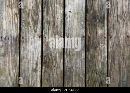 Une texture de quelques planches de bois usées. Banque D'Images