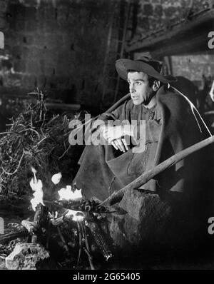 Maximilian Schell, Full-long Portrait, sur le tournage du film, 'The Rechievent Saint', Columbia Pictures, Davis-Royal films, 1962 Banque D'Images