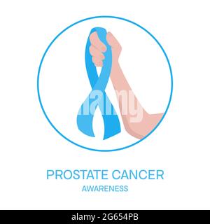 Sensibilisation au cancer de la prostate, illustration conceptuelle Banque D'Images