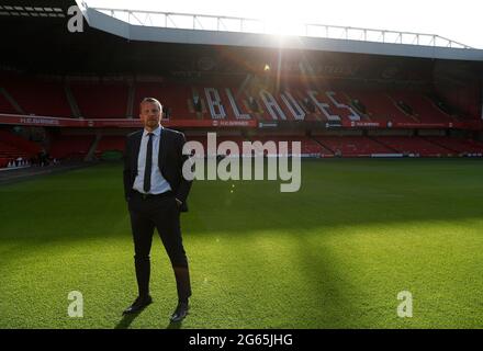 Sheffield, Angleterre, le 2 juillet 2021. Slavisa Jokanovic le nouveau directeur de Sheffield Utd pendant son après-midi de presse à Bramall Lane, Sheffield. Date de la photo : 2 juillet 2021. Le crédit photo doit être lu : Darren Staples / Sportimage Banque D'Images