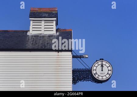 Victoria Jubilee Clock, Quaker's Mill, Old Town, Bexhill-on-Sea, East Sussex, Angleterre, Royaume-Uni Banque D'Images