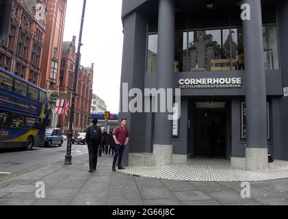 MANCHESTER. GRAND MANCHESTER. ANGLETERRE.16-02-15. L'ancien centre artistique de Cornerhouse sur Oxford Road dans le centre-ville. Banque D'Images