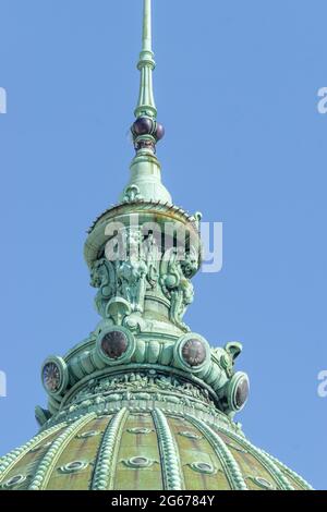 Vue extérieure de 'El Congreso', parlement argentin, situé à Buenos Aires Banque D'Images