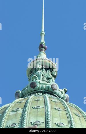 Vue extérieure de 'El Congreso', parlement argentin, situé à Buenos Aires Banque D'Images