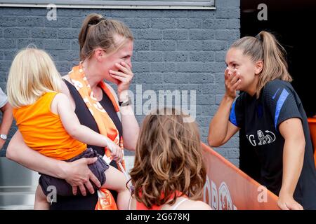 ZEIST, PAYS-BAS - JUILLET 3 : lors de la session de formation des femmes de l'équipe nationale néerlandaise de football au campus de KNVB le 3 juillet 2021 à Zeist, pays-Bas (photo de Broer van den Boom/Orange Pictures) Banque D'Images