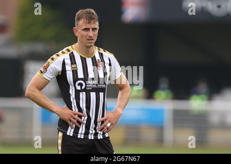 SPENNYMOOR, ROYAUME-UNI. 3 JUILLET Glen Taylor de la ville de Spennymoor vu pendant le match amical avant-saison entre la ville de Spennymoor et Sunderland au Brewery Field, Spennymoor le samedi 3 juillet 2021. (Crédit : will Matthews | MI News) crédit : MI News & Sport /Alay Live News Banque D'Images