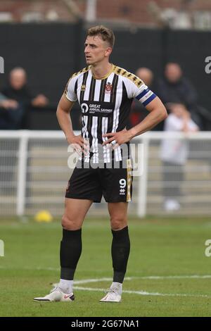 SPENNYMOOR, ROYAUME-UNI. 3 JUILLET Glen Taylor de la ville de Spennymoor vu pendant le match amical avant-saison entre la ville de Spennymoor et Sunderland au Brewery Field, Spennymoor le samedi 3 juillet 2021. (Crédit : will Matthews | MI News) crédit : MI News & Sport /Alay Live News Banque D'Images