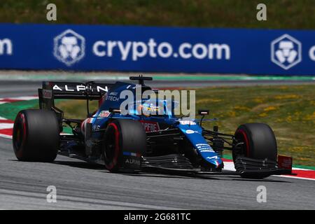 Spielberg, Osterreich. 03ème juillet 2021. #14 Fernando Alonso, Alpine. Formula 1 Championnat du monde 2021, GP autrichienne 3 juillet 2021Photophoto Federico Basile/Insidefoto crédit: Insidefoto srl/Alay Live News Banque D'Images