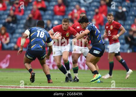 BT Murrayfield .Edinburgh.Scotland Royaume-Uni. 26e juin-21 1888 coupe de match entre les Lions britanniques et irlandais et le Japon photographié pendant le match Lions Owen Farr Banque D'Images