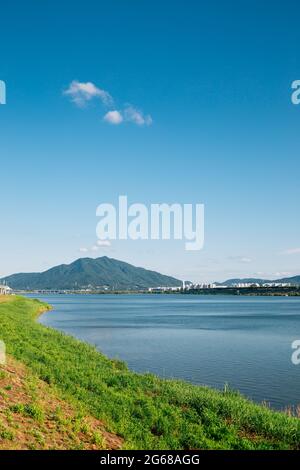 Namyangju Hangang River Park District de Sampae en corée Banque D'Images