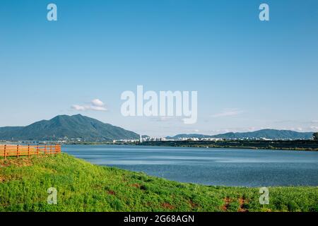 Namyangju Hangang River Park District de Sampae en corée Banque D'Images