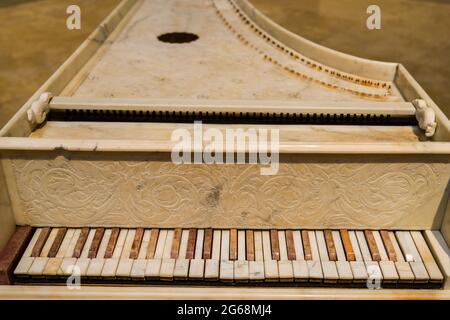 Marbre de Carrare, dans la galerie Estense de Modène en Italie Banque D'Images