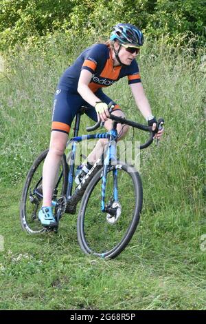 Dinton Pastures Cyclocross 23 juin 2021 Banque D'Images