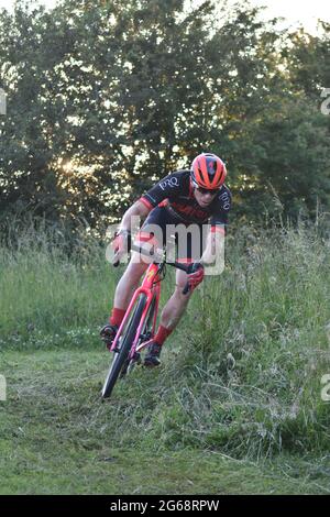 Dinton Pastures Cyclocross 23 juin 2021 Banque D'Images