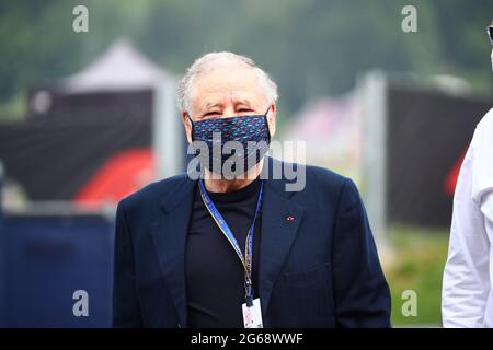 Spielberg, Autriche. 04e juillet 2021. Jean Todt, Président de la FIA, Formule 1 Championnat du monde 2021, GP autrichien 1-4 juillet 2021 crédit: Agence de photo indépendante/Alamy Live News Banque D'Images