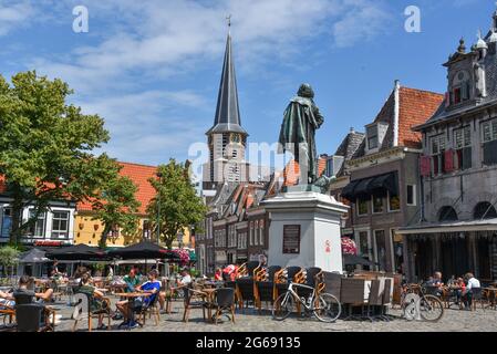 Hoorn, pays-Bas. Septembre 2020. Hoorn, une ville historique le long de la côte de l'Ijsselmeer, Hollande. Photo de haute qualité Banque D'Images