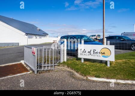 16.05.21 Borve, barra, Outer Hebrides, Royaume-Uni Hôtel à Borve sur l'île de Barra dans les Hébrides extérieures Banque D'Images