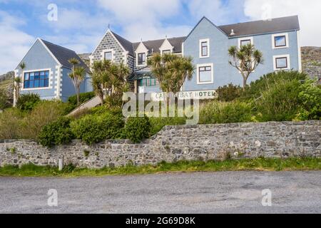 16.05.21 Castlebay, Barra, Outer Hebrides, Royaume-Uni. Hôtel à Castlebay. Castlebay est le village principal et une zone de conseil communautaire sur l'île de Barra i Banque D'Images