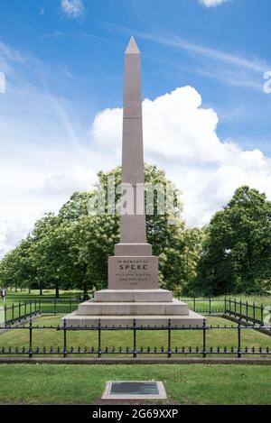 John Hanning Speke Obelisk Memorial de Philip Hardwick Banque D'Images