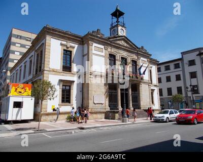 Cangas de Onis (Asturies), Espagne. Photographie horizontale. Banque D'Images