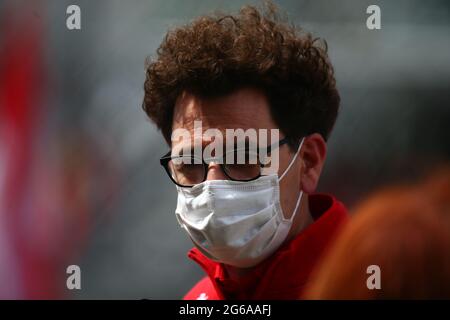 Spielberg, Osterreich. 21 février 2019. Mattia Binotto Team Directeur de la Scuderia Ferrari, Formule 1 Championnat du monde 2021, GP autrichien 1-4 juillet 2021 crédit: Independent photo Agency/Alay Live News Banque D'Images