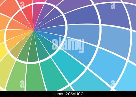 Arrière-plan mosaïque multicolore. Carreaux carrés aux couleurs arc-en-ciel. Illustration vectorielle. Illustration de Vecteur