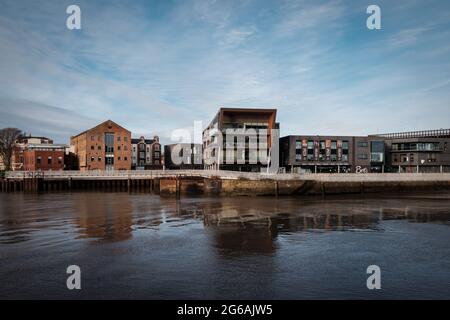 Centre d'affaires C4DI sur la rivière Hull à Hull, Royaume-Uni Banque D'Images