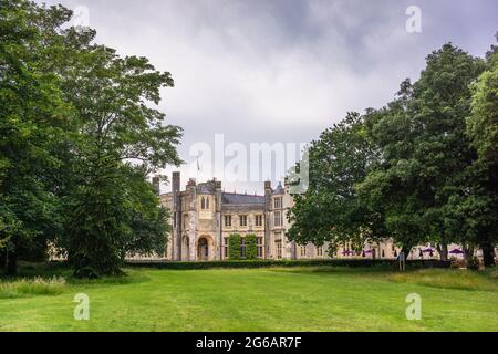 Château de Highcliffe, Highcliffe, Dorset, Angleterre, Royaume-Uni Banque D'Images